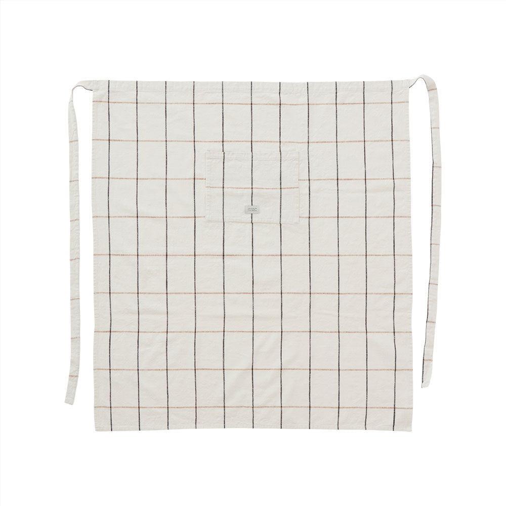 Gobi Apron - Chef - Offwhite / Caramel