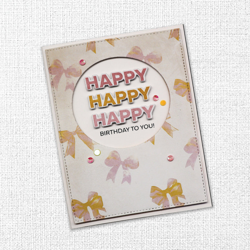 Stacked Sentiments No. 2 Metal Die Set 34389