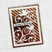 White Dove & Flourish Coverplate Metal Cutting Die 32592