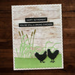 Cattails & Grass Border Metal Cutting Die 18664