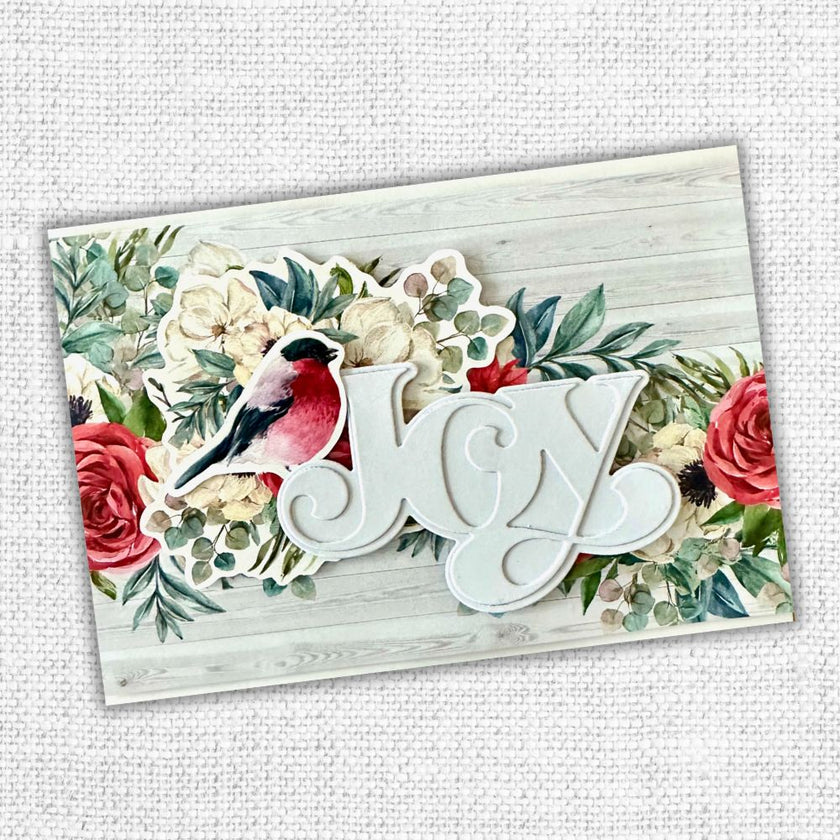 Fancy Script Layered Joy Die 32454
