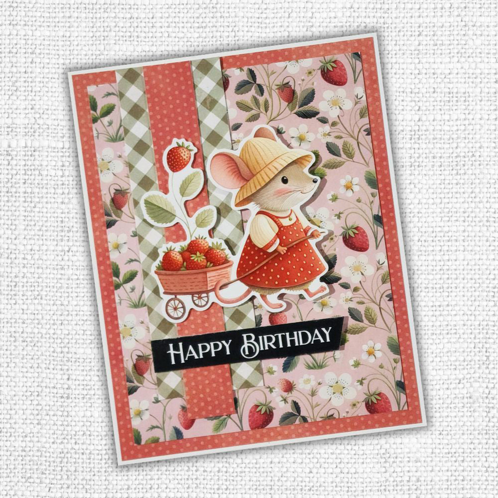Strawberry Friends Basics 12x12 Paper Collection 34884