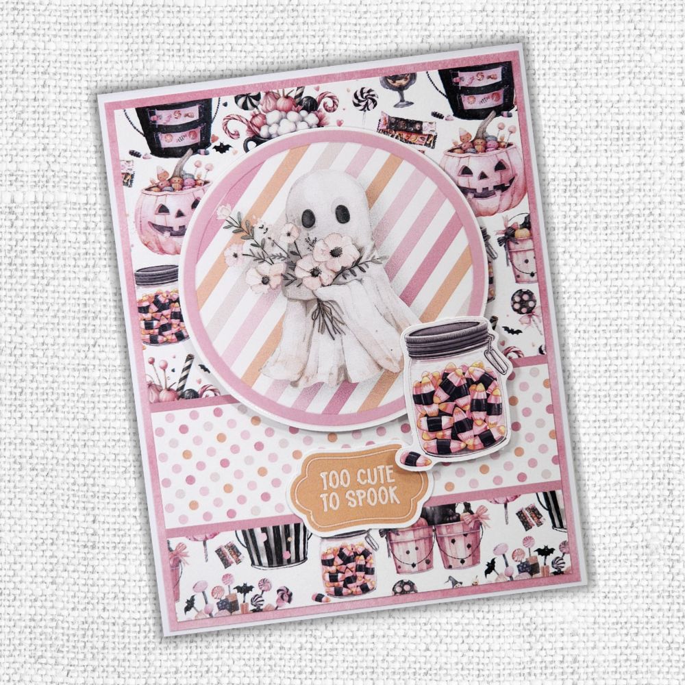 Pink Halloween 6x8