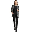 Cardigan blanc et noir