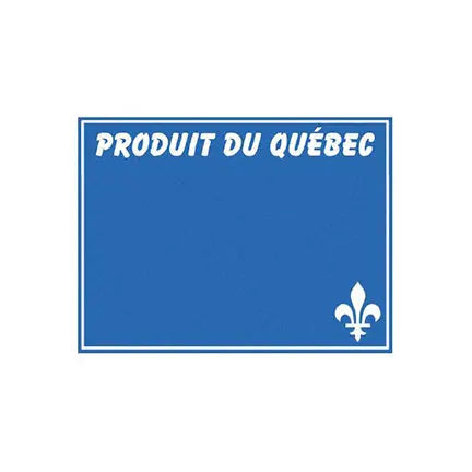 Carte bleue plastifiée, Produit du Québec, 3