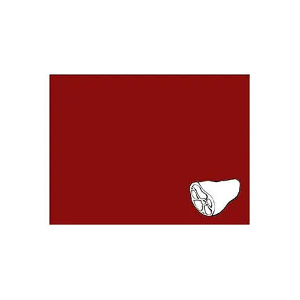Carte plastifiée, viande fond bourgogne