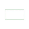 Carte plastifiée, blanc avec bordure de couleur 2