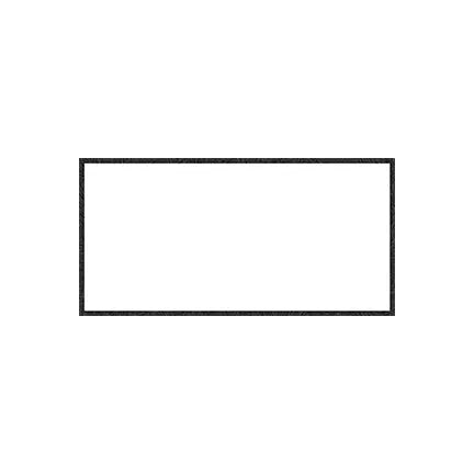 Carte plastifiée, blanc avec bordure de couleur 2