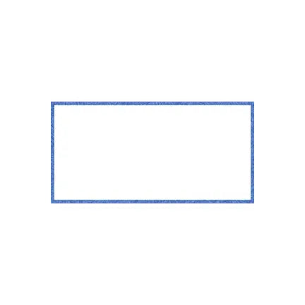 Carte plastifiée, blanc avec bordure de couleur 2