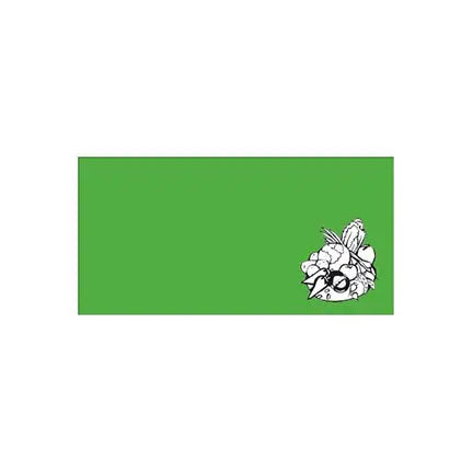 Carte plastifiée, légumes fond vert