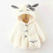 Cartoon Coat Hooded Baby Girl Toddler Fur
