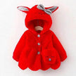 Cartoon Coat Hooded Baby Girl Toddler Fur