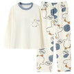 Cartoon Loose And Cute Long-sleeved Pajamas For Women Spring Autumn Set Casual Homewear Outerwear
