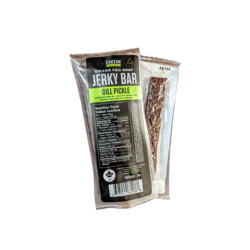 Dill Pickle Grass-Fed Beef Jerky Bars