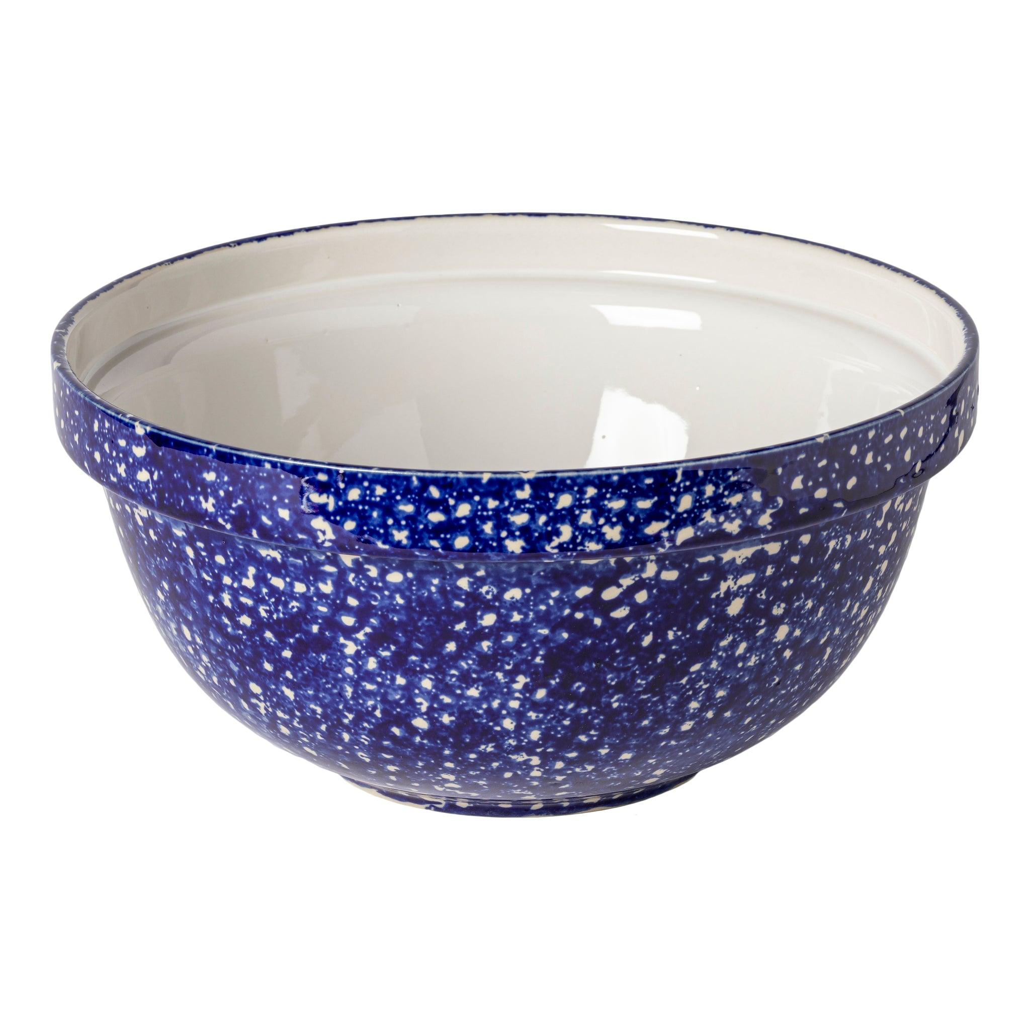 Casafina - Abbey Blue Splatter Large Mixing bowl