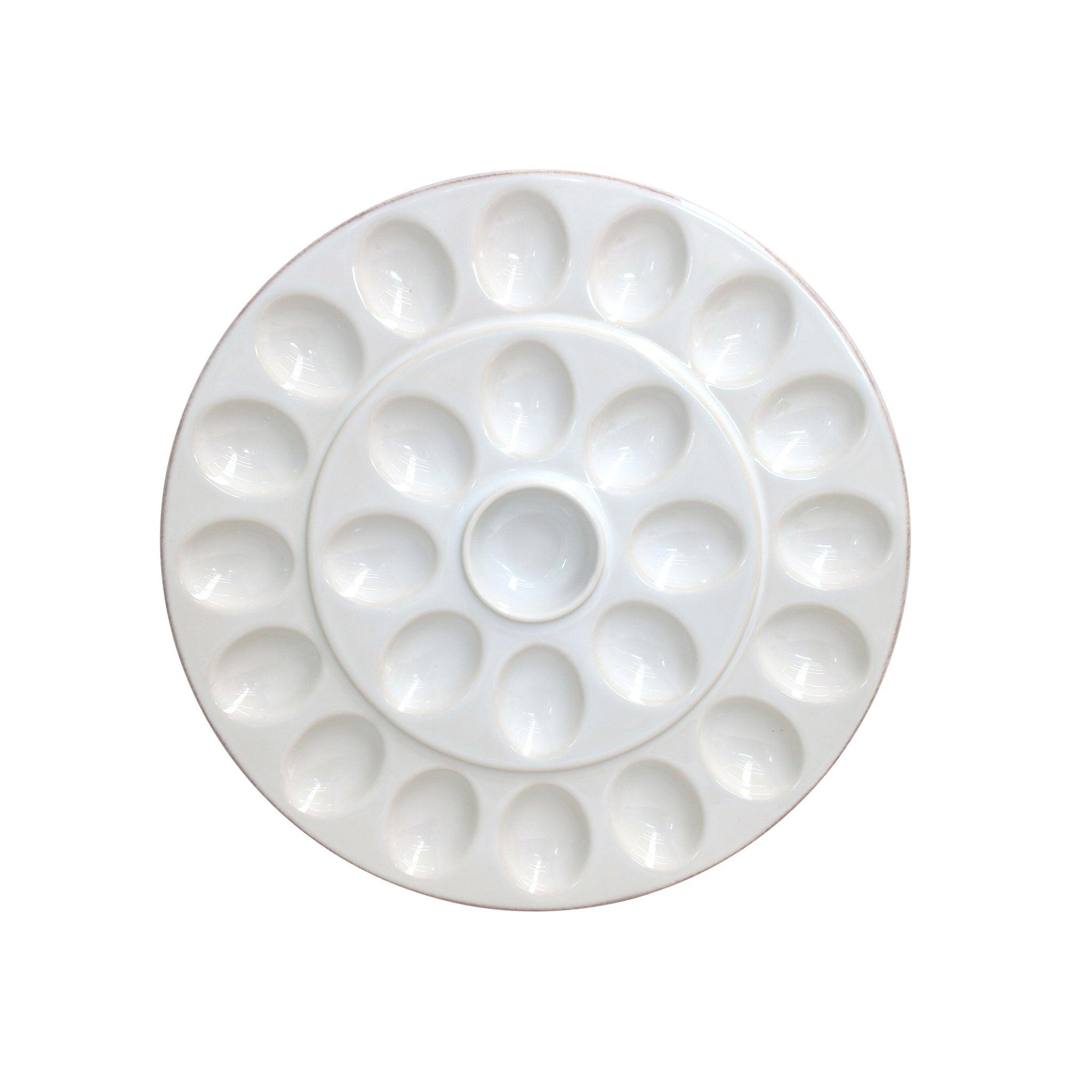 Casafina - Cook & Host White Egg platter