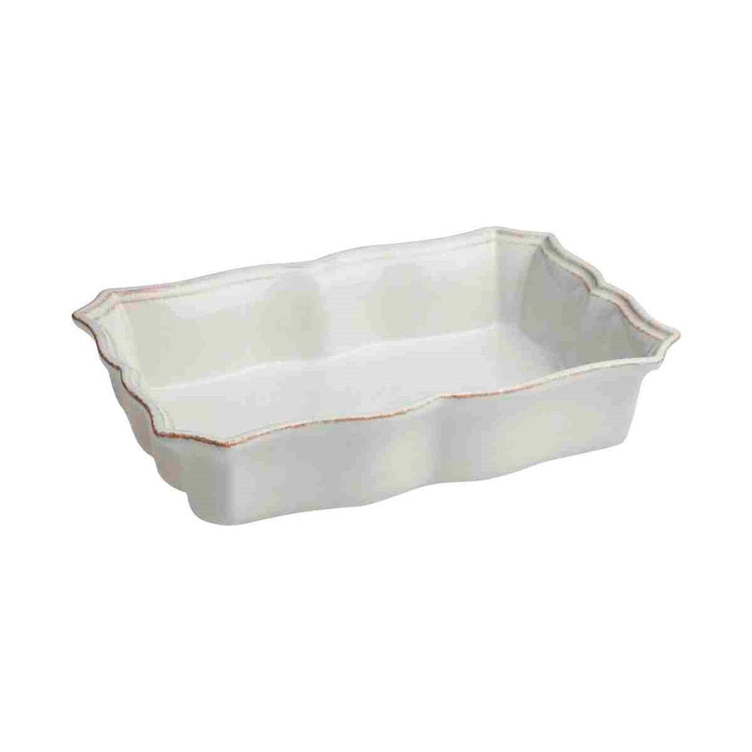 Casafina - Impressions Linen White Medium Rectangular baker