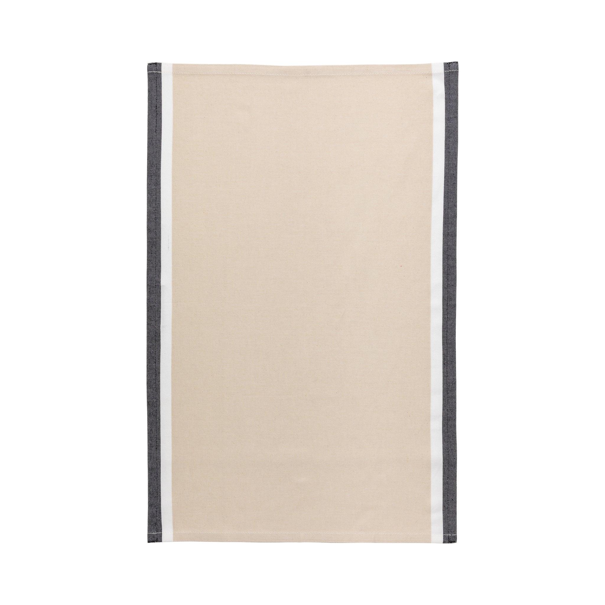 Casafina - Serviette de cuisine en twill noir