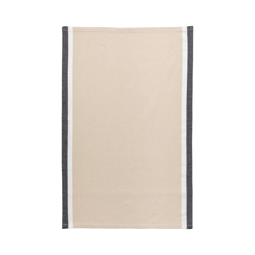 Casafina - Serviette de cuisine en twill noir