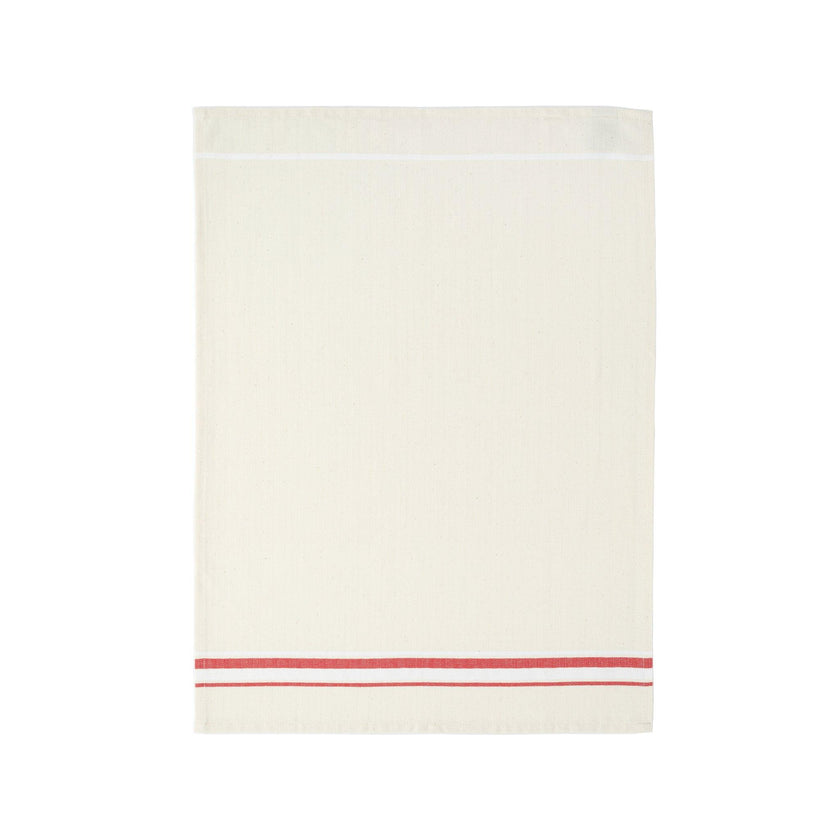 Casafina - Kitchen Towel Red French Stripes (Set of 2)