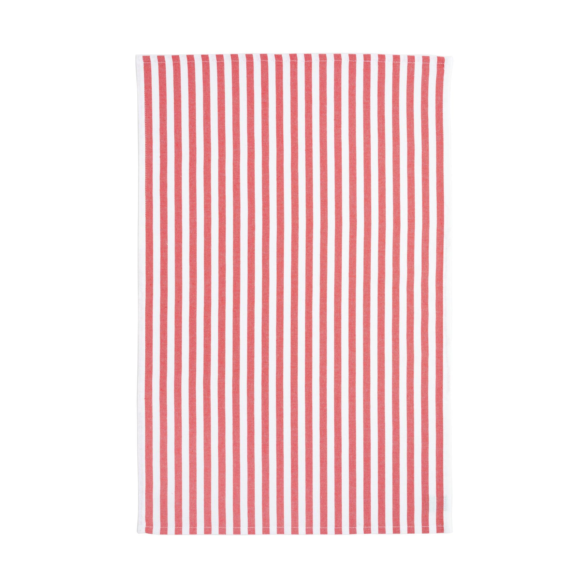 Casafina - Kitchen Towel Red Stripes (Set of 2)