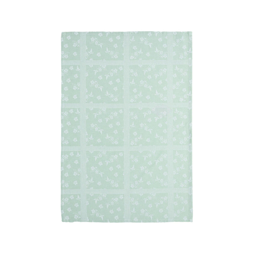 Casafina - Kitchen Towel Sage Flowers (Set of 2)