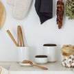 Casafina - Modern Storage Salt Cellar w/smoked cork lid