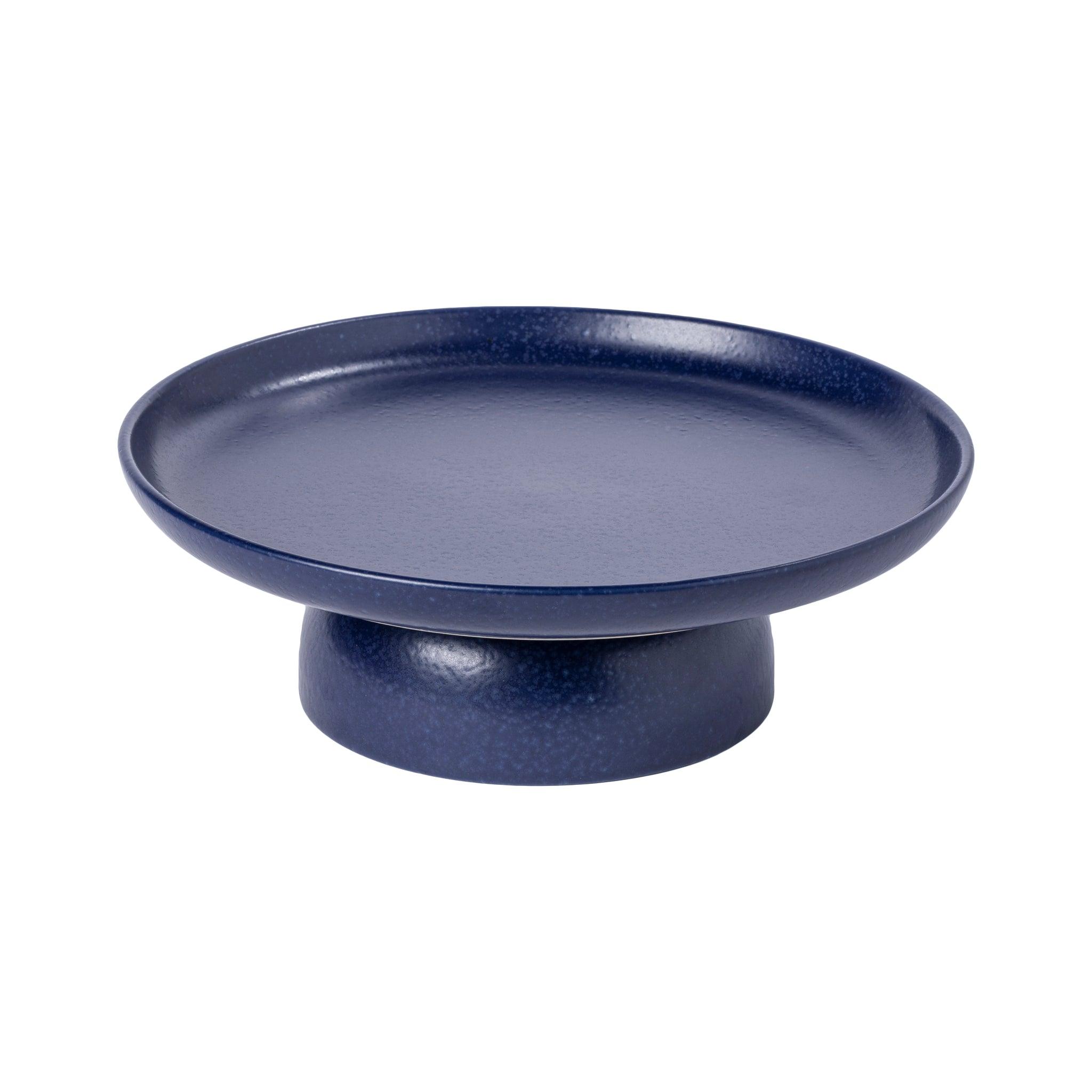 Casafina - Pacifica Blueberry Footed Serving Plate