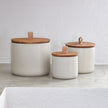 Casafina - Pacifica Canister with oak lid 15cm