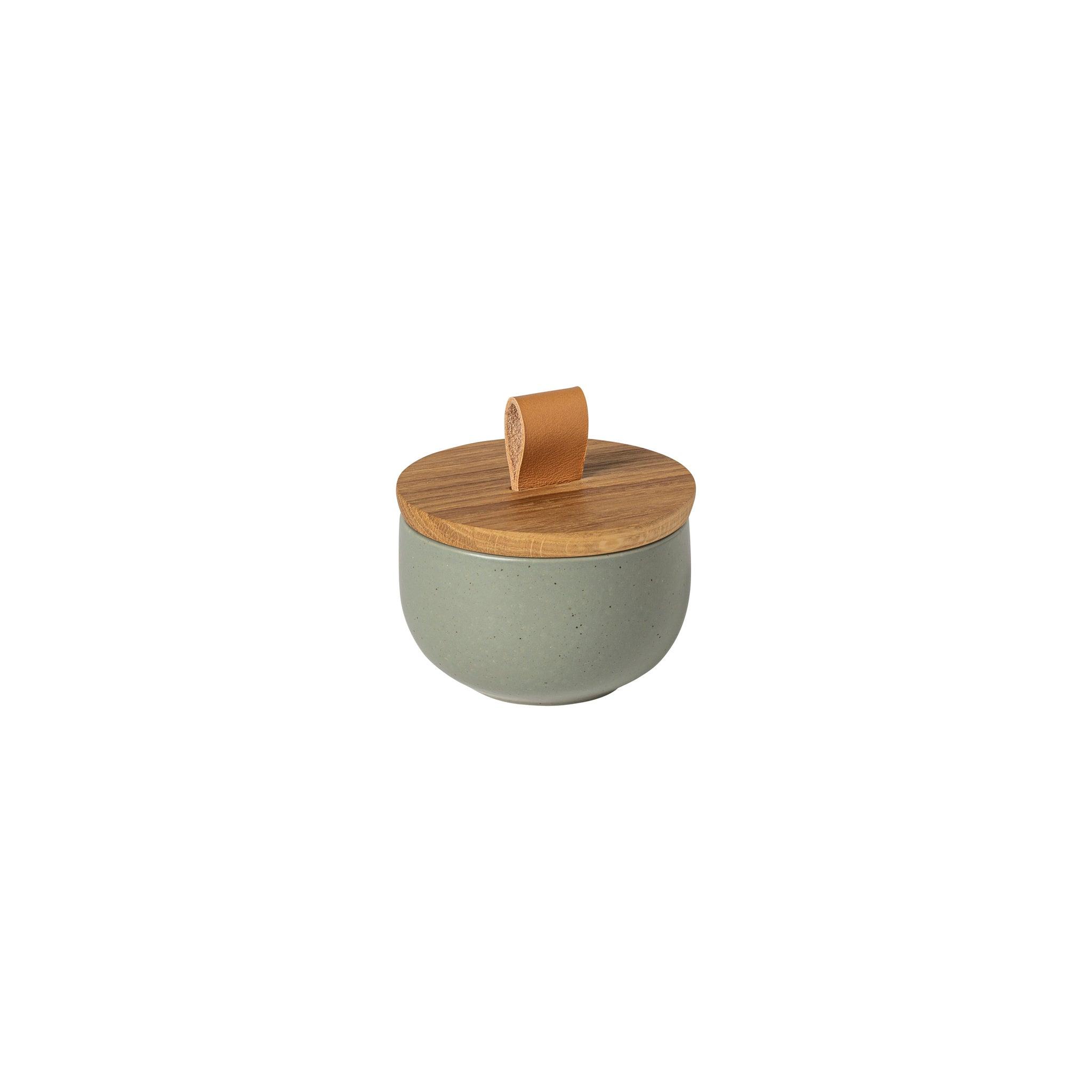 Casafina - Pacifica Salt Cellar w/Oak lid