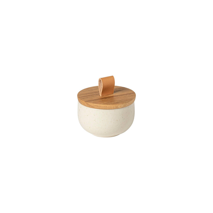 Casafina - Pacifica Salt Cellar w/Oak lid