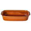 Casafina - Plat à gratin rectangulaire en céramique caramel