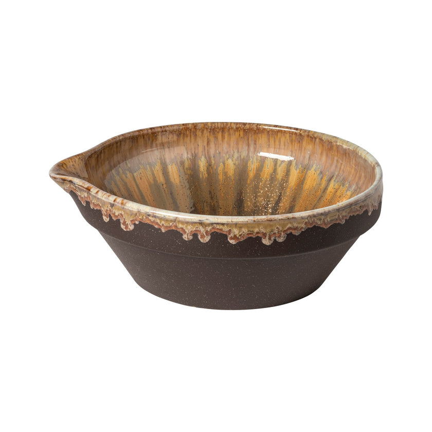Casafina - Bol à mélanger en porcelaine Mocha Latte, taille moyenne, 27.