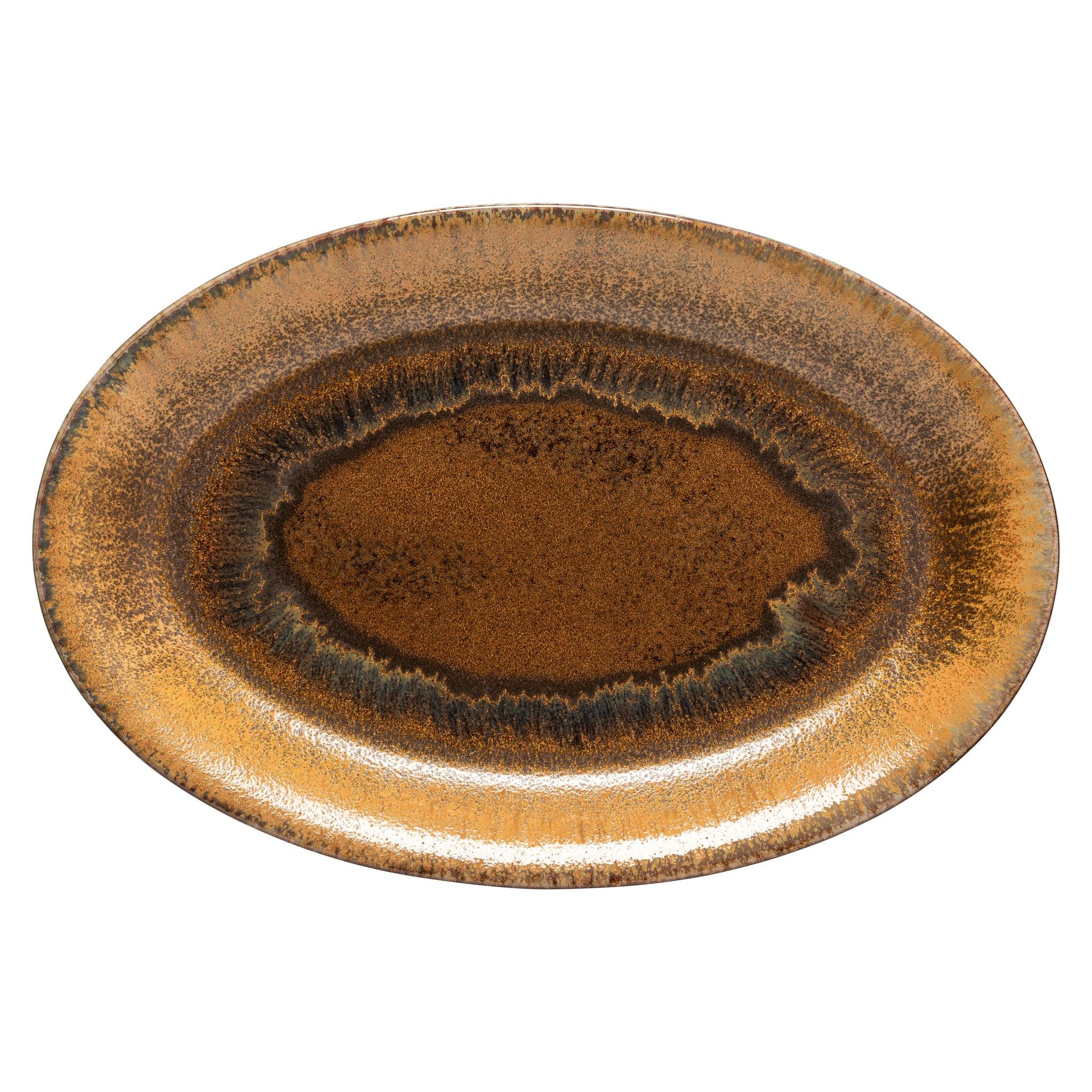 Casafina - Poterie Mocha Latte Oval platter