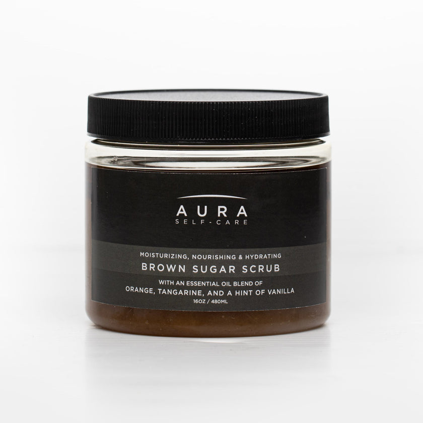 AURA Brown Sugar Body Scrub Cinnamon & Vanilla