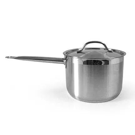 Casserole haute et couvercle en acier inoxydable, 3,78 L