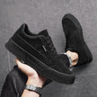 Men's Breathable Lace-Up Sneakers | Thick-Sole Casual Board Shoes