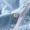 Casual Denim Short sleeved Shirt Simple All-match