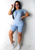 Casual woman solid color sportswear