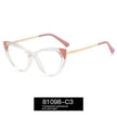 Cat Eye Anti-blue Light Large Frame Slim Look Optical Glasses