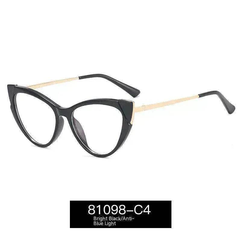 Cat Eye Anti-blue Light Large Frame Slim Look Optical Glasses