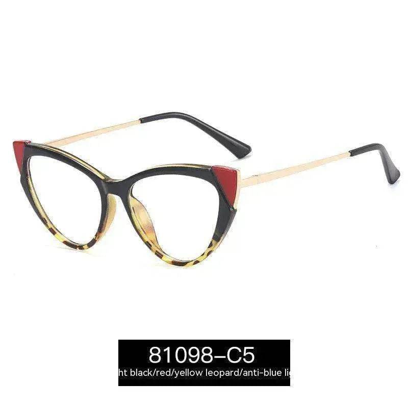 Cat Eye Anti-blue Light Large Frame Slim Look Optical Glasses