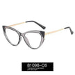 Cat Eye Anti-blue Light Large Frame Slim Look Optical Glasses