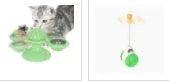 Cat Windmill Spinning Turntable Interactive Toy — Suction Cup, Catnip Ball, Teeth Grinding