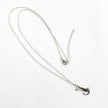 Cat Silhouette Necklace (Silver)