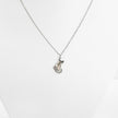 Cat Silhouette Necklace (Silver)