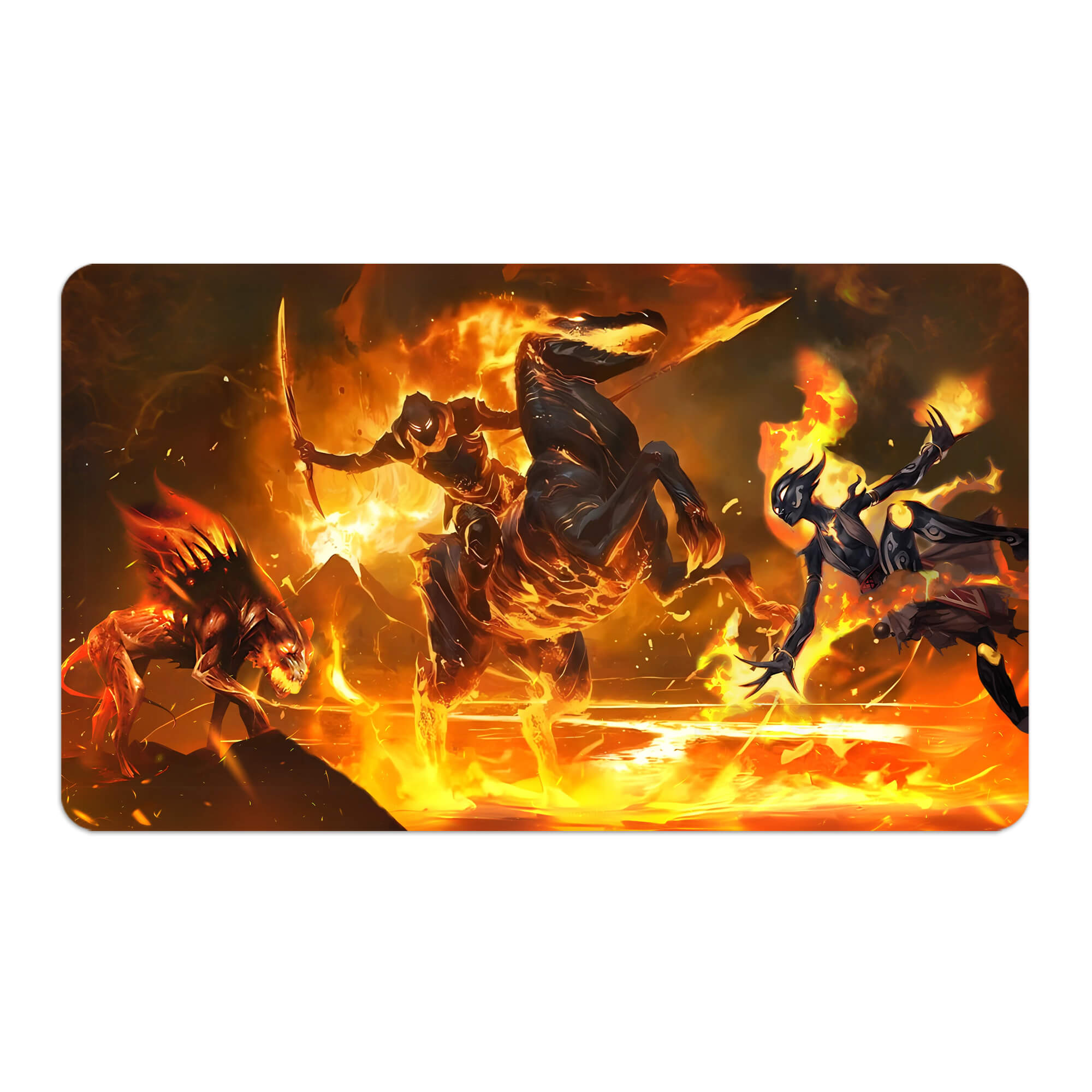 Tapis de jeu Cavalier of Flame