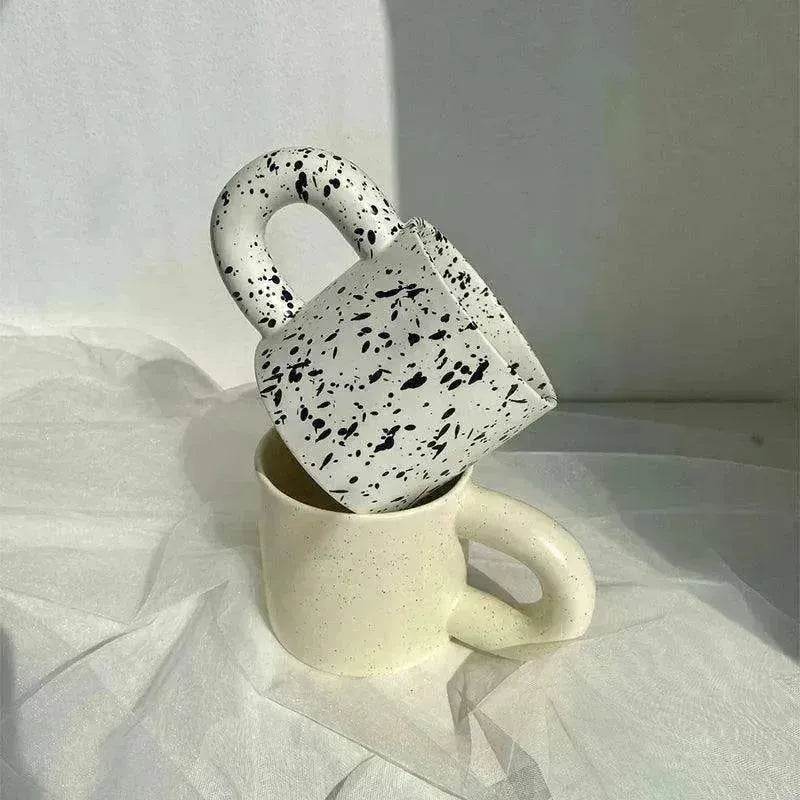 Ceramic Rose Chequered and Many Other Mark Mug