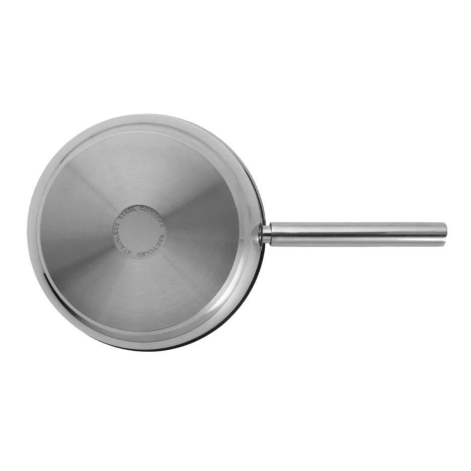 Ceramic Stainless Steel High Fry Pan 28 CM