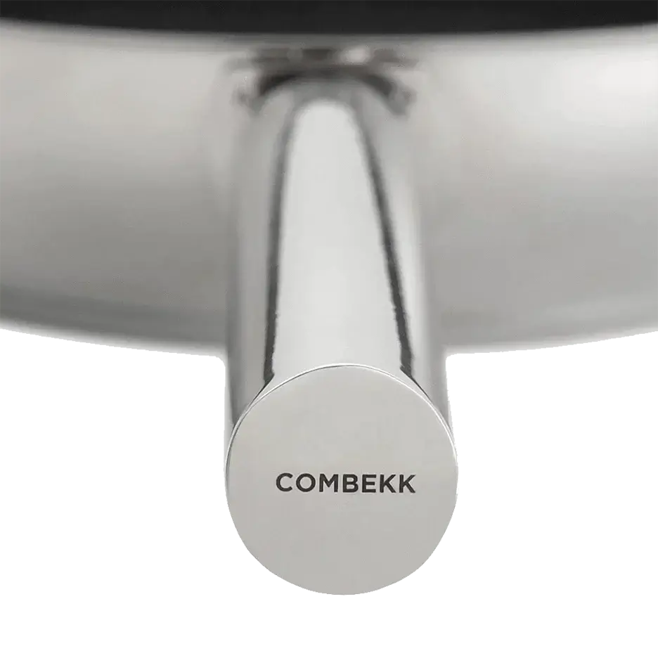COMBEKK - Poêle à frire en acier inoxydable et céramique 28cm